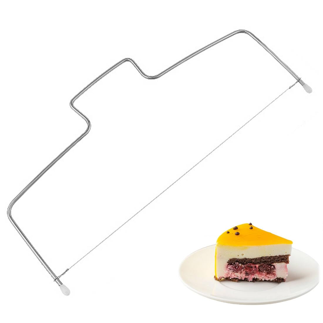 SGERUFZ Couteau à Gâteau en Acier Inoxydable, Séparateur de Gâteau, Aide à la Découpe