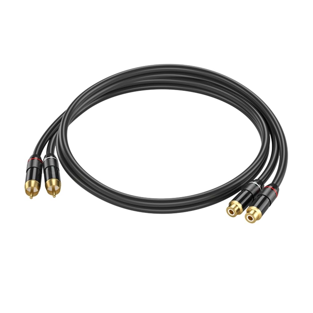 Câble d'extension 2RCA stéréo 2RCA mâle vers 2RCA femelle