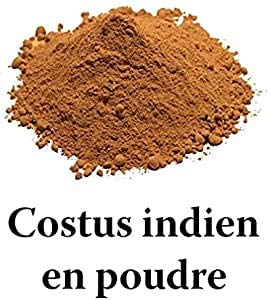 COSTUS Indiano Naturale - 50 GR in Polvere - indiano COSTUS 100% Naturale e Puro del Marocco (Al qisst al Indi - qist al Hindi)