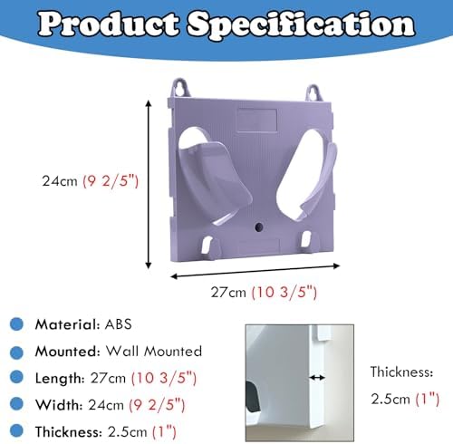 Hard Hat Storage Rack Wall Mount - No Drill Installation for Workshop, Fire Station, Office Helmet Display & Organization - Durable, Space-Saving Solution