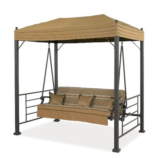Garden Winds Replacement Canopy Top Cover for Sonoma Swing, Palm Canyon Swing, and Sydney Swing