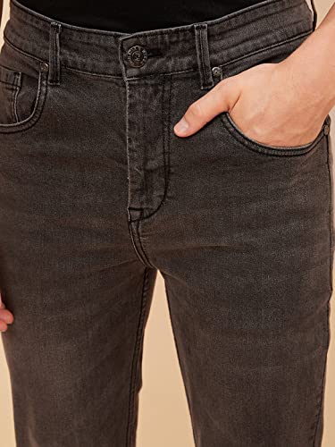 Image of HIGH STAR Men's Mid Rise Bootcut Fit Stretchable Jeans
