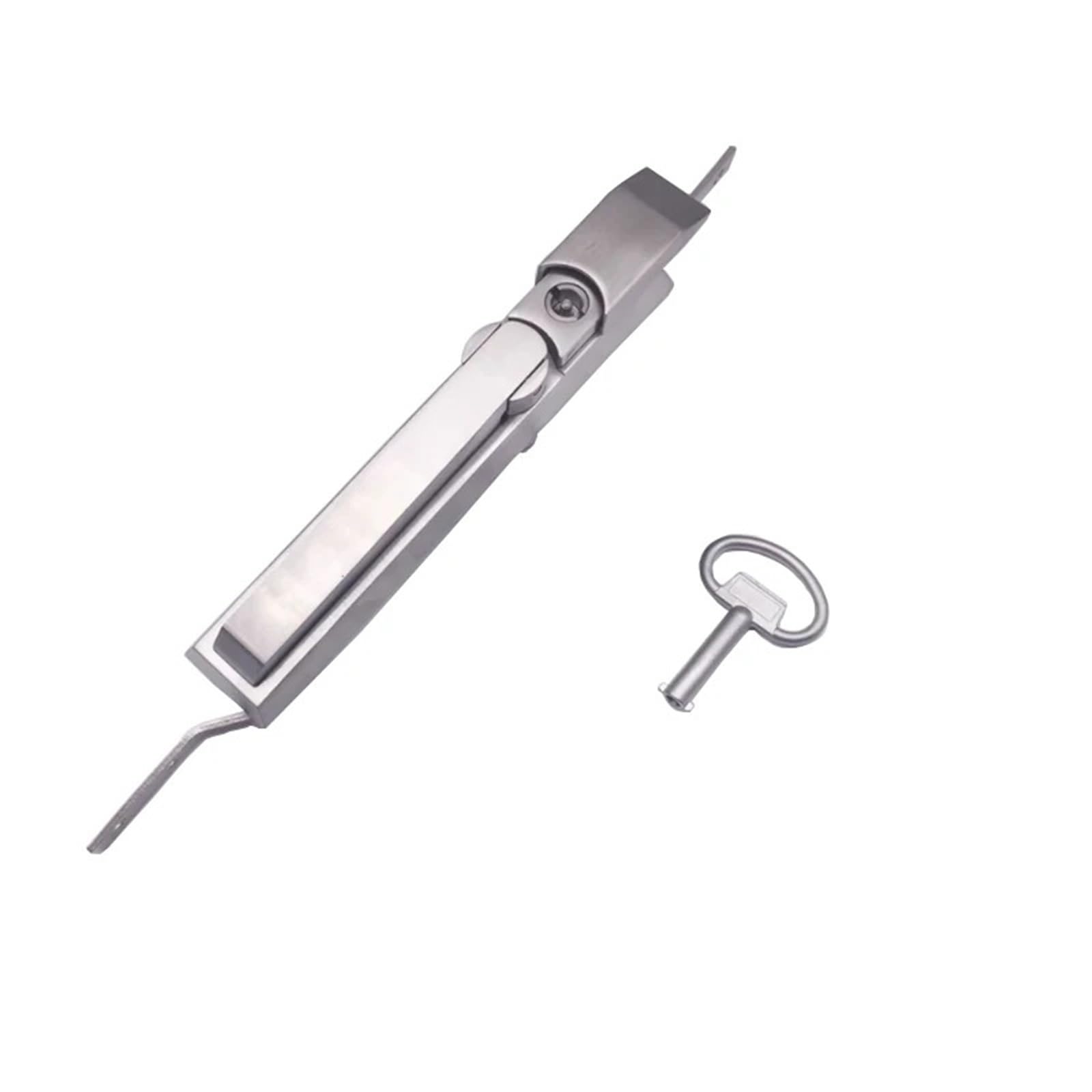 1Set Pleuel Schloss Edelstahl Verteilerkasten Schloss Schaltschrank Schalter Elektrische Schrank Werkzeug Box Schloss Türschloss(MS830-2- Stainless)