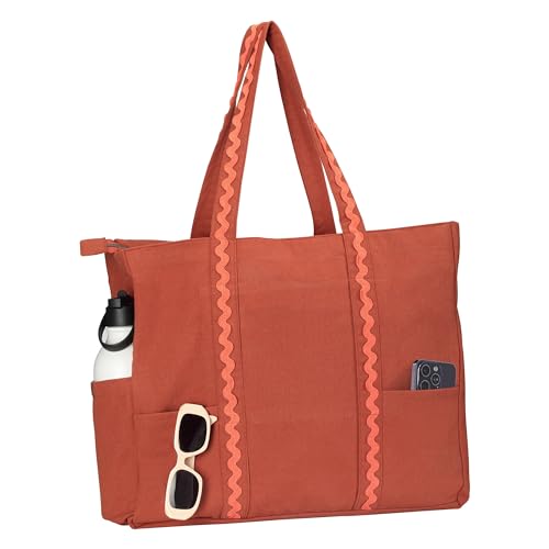 Image of Folkulture Beach Bag | Large Waterproof Beach Tote Bag for Women, Beach Essentials, Travel & Vacation Essentials