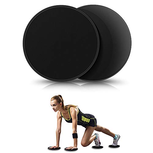 HOTSO 2 Unidades Discos Deslizantes Fitness de Doble Cara Útil, Core Slider Deslizadores de Núcleo Entrenamiento Abdominal Ejercicios de Fuerza Apto en Casa, Gimnasio