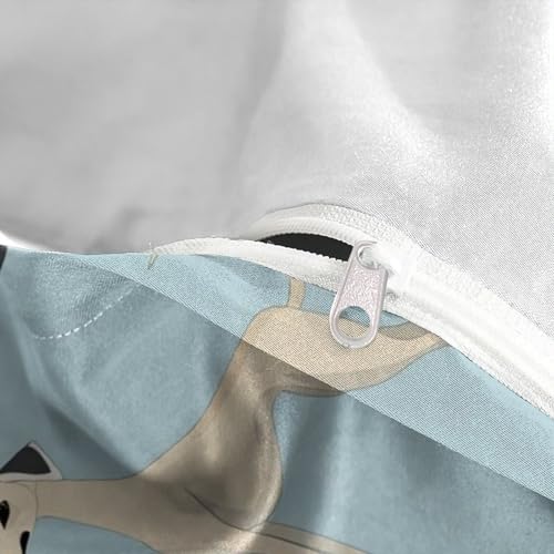 Housse de couette Lévriers hypoallergénique et douce pour le sommeil des enfants - 8