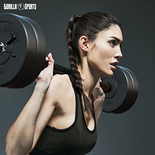 Gorilla Sports Halterschijven Set - Bundel - 30 kg (6 x 5 kg) - Kunststof - 30 mm - Afbeelding 6