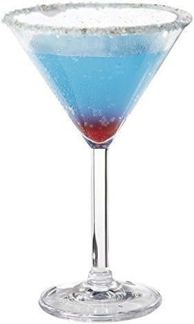Miniatura 10 de G.E.T. SW-1407-1-SAN-CL - Vasos de Martini de plástico resistentes a roturas, 10 onzas, transparentes (juego de 12)