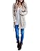 MEROKEETY Women's Long Sleeve Soft Chunky Knit Sweater Open Front Cardigan Outwear Coat