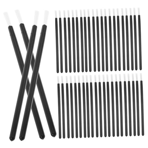 Gogogmee Complete Makeup Brush Set 50pcs Lip Eyeliner Lash Brushes Black for Professional Salons Diy Beauticians