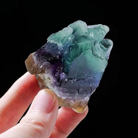 Apengshi Colorful Fluorite Raw Crystal Cover