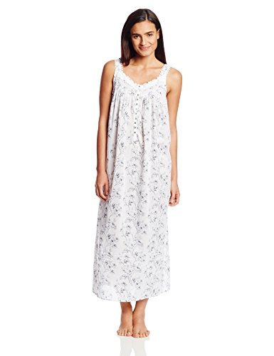 Eileen West Women's ST Long Lawn Print Nightgown