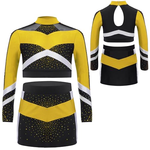 Robe meneuse de grève jaune pour filles de 7 à 8 ans