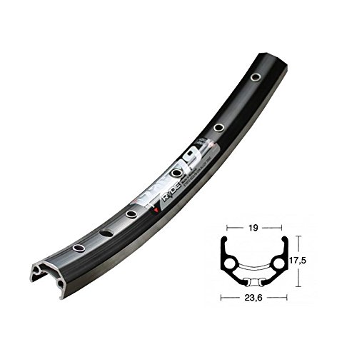 28 Zoll Hinterrad Zac19 Hohlkammerfelge geöst mit 7 Fach Shimano Schraubkranz - schwarz