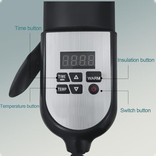 40cm Electric Griddle For Ethiopian Injera, Non-stick Crepe Makers & Chapati & Skillet And Pancake Maker Machine, Adjustable Digital Heat Control, Even Heat Distribution, For Lefse