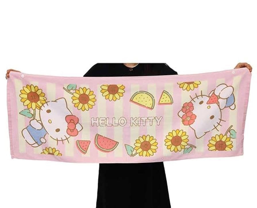 ハローキティ バスタオル BIG 2001年 サマー ハイビスカス サンリオ ハローキティ バスタオル BIG 2001年 サマー ハイビスカス サンリオ