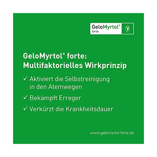 GeloMyrtol forte 100 St., Verbessert den Abtransport schädlicher Viren, Der pflanzlicher Schleimlöser bei akuten… – Bild 5