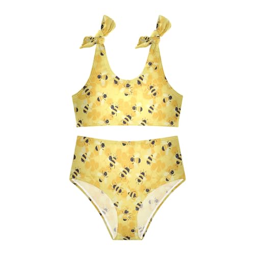 Image of Boccsty Cute Crab Red Blue Girls Swimsuits Kids Bikini Sets 2 Pcs Bathing Suit for 3T