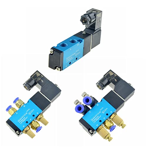 Électrovanne pneumatique 4V110-06 à commutation rapide bobine électrique DC 24V