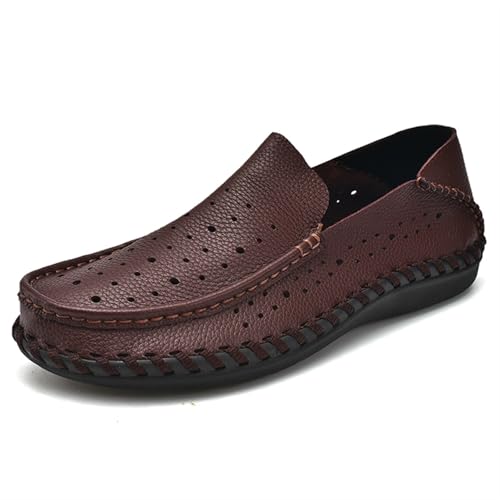 Dress Shoes for Men Men's Leather Driving Shoes Soft Casual Loafers for Daily Wear Comfortable Leisure Style Footwear