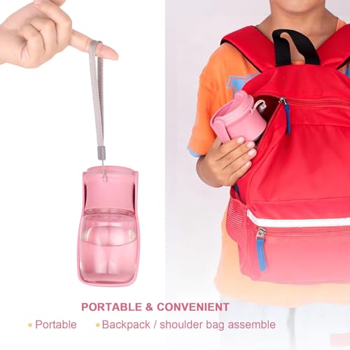 AIKIDS Foldable Dog Water Bottle, 12oz Collapsible Plastic — view 5