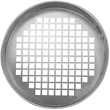 JECOMPRIS Cedazo Redondo para Arándanos de Acero Inoxidable, Diámetro 30 Cm, Malla Agujeros de 15 Mm, Colador para Uso Doméstico, Utensilio de Cocina Resistente y Práctico