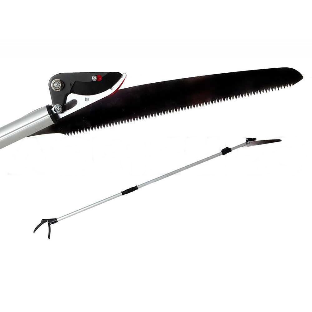 FORBICI POTATURA ASTA TELESCOPICA 109-302cm CON SEGHETTO FORBICE AUSONIA