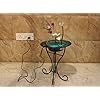 Wonderland Pink Lotus and Dragonfly Glass & Metal Fountain with Stand & Motor (Home Decor, Fountain, Gifting)