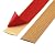 Floor Transition Strip Self Adhesive Laminate Floor Strip Threshold Seam Cover Strip Vinyl Door Floor Trim Elegant Wood Grain Design 2" Wide (6.6FT Brown Wood Grain)