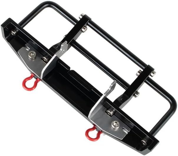 KYX Racing CNC Machined Aluminum Front Bumper Upgrades Parts Accessories for 1/18 RC Crawler Car Traxxas TRX4M Defender