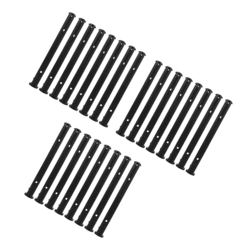 Gatuida 3 Series Accesorios De Tapa De Basura Reemplazo De Accesorios Para Botes De Basura. Portavasos Para Bote De Basura De Coche Gancho De La Tapa Black El Plastico 8 Piezas X 3