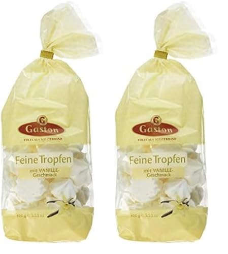 Gaston Feine Tropfen mit Vanille-Geschmack (1 x 100 g) (Packung mit 2)
