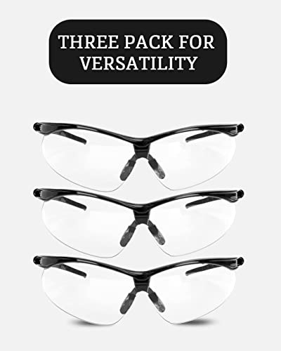 Aqulius 3pk Shooting Glasses - Eye Protection for Shooting Range - Tactical Goggles for Hunting Accessories - Clear Range Glasses - Protective Eyewear - Gun Eye Protection - Thumbnail 6