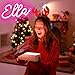 ATTNEON Ella Name Neon Sign for Wall Decor,LED Ella Name Neon Light for Kids Bedroom,Birthday Party Decoration,Neon Sign Ella for Wall Decor,Ella Birthday Decor for Girs,Size 9 * 4.7 inch(JTLD016-8)
