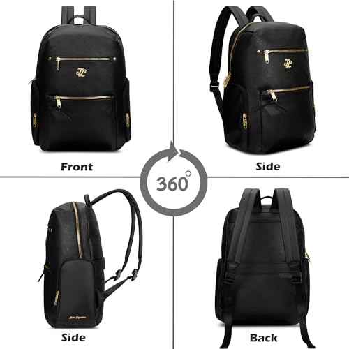 Image of Lavie Signature Women's Colourblock Butte 21L Fashion Backpack for Women | Fits Upto 15.5 Inch Laptop | Fashion Backpack for Work | Ladies purse | Stylish Shoulder Bag | Gift for Women