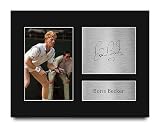 HWC Trading Boris Becker Gifts Printed Signed Autograph Picture for Tennis Memorabilia Fans - US Letter (ID-007466)