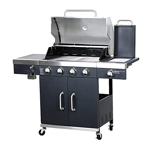 FRYH Parrilla de Gas 4 Quemadores