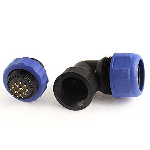Conector aviación impermeable Aexit SD20-9 20mm 9 pines miniatura 4
