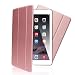 Produktbild NALIA Smart-Case kompatibel mit iPad Air 2, Ultra-Slim Cover Dünne Tablet Schutzhülle, Kunst-Leder Hardcase Multi-Ständer Tasche, Display-Schutz & Backcover Flip-Case Klapphülle Sleeve - Rose Gold