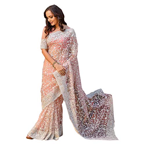 Designer Net Chikankari Embroidery Work Saree Blouse Wedding Casual Party wear Indian Women Sari Designer Blouse 9660