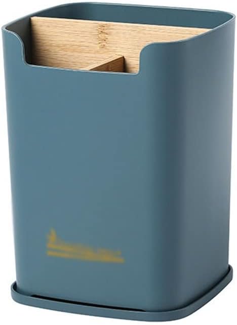 Chopsticks Basket Rack with Tray Multi-Functional Drain Chopsticks Tube Household Chopsticks Tube Kitchen Tableware Storage Box (Color : Blue, Size : 17 * 11.5 * 13.5CM) (White 17*11.5*13.5CM)