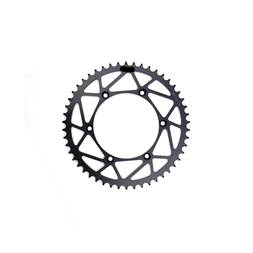 Piñón trasero de motocicleta 48T 50T 51T 52T piñón trasero de acero Cog 520 cadena apta for k Husq GAS Ho YA Kaw RM(KAWASAKI-50T-A4)