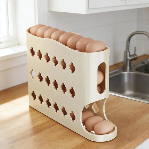 Bandeja de soporte para huevos con diseño enrollable que ahorra espacio 6