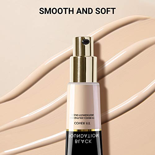 Hera Black Foundation Matte Makeup, Longwear And Oil-Free, Jennie Picked Lightweight Cover Fit Liquid Concealer Foundation By Amorepacific By Amorepacific (1.18 Fl Oz, 13N1) #TOP4