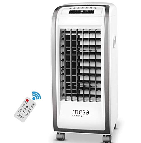 MESA LIVING Appareil de chauffage 4 en 1 avec minuterie env. 28,5 x 32 x 66 cm