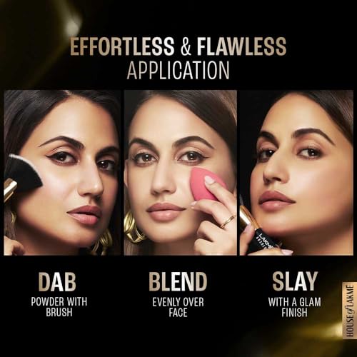 Image of Lakme Forever Matte Face Powder, Matte Finish, Oil Cointrol, for rosy glow, Warm Pink, 40g (OG Collection)