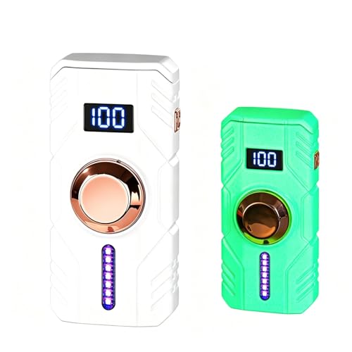 Encendedor de butano para evitar fallos con viento mechero recargable táctil de zinc 2