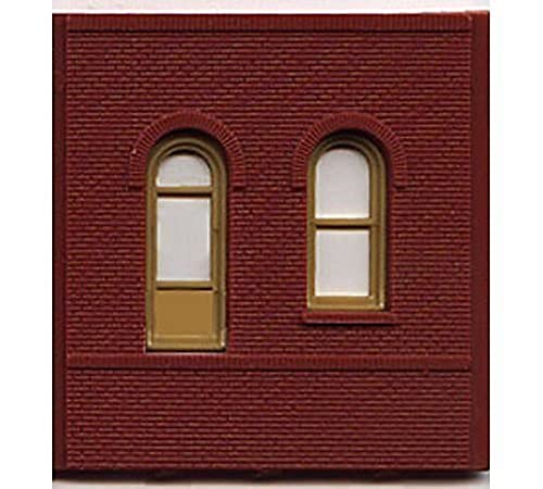 Entrée voûtée au niveau du quai HO DPM accessoire décor mur de soutènement 1:87