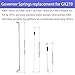 Strongthium Governor Throttle Return Springs Kit Carb Linkage Rod Assortment for Honda GX160 270 390 GCV160 Predator 196cc 200cc 212cc 224cc 420cc Briggs and Stratton Small Engines (Adjustable)