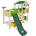 WICKEY Cama infantil CrAzY Hutty Cama alta Cama de aventura con somier,...